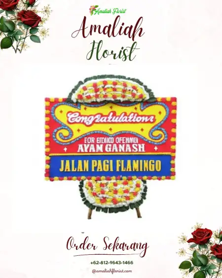 Sewa Papan Bunga Bendungan